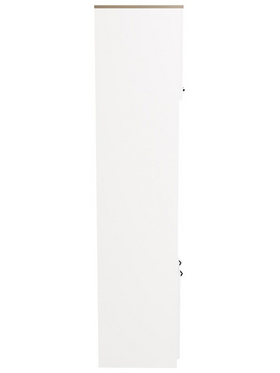 Ντουλάπα Κουζίνας Rowan Pakoworld σε Λευκή-Sonoma Απόχρωση 60x42x182εκ