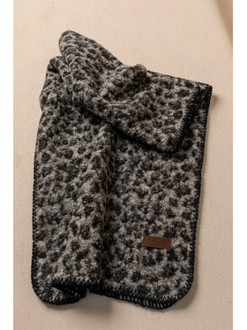 Πασμίνα με Μπουκλέ υφή Animal Print