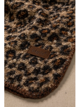 Πασμίνα με Μπουκλέ υφή Animal Print