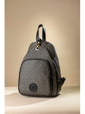 Backpack με Πολλές Θήκες και Casual Logo