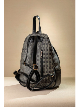 Backpack με Πολλές Θήκες και Casual Logo