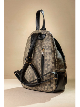 Backpack με Πολλές Θήκες και Casual Logo
