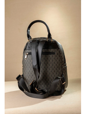 Allday Backpack με Πολλές Τσέπες με Casual Logo