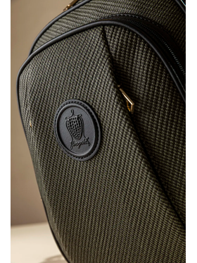 Allday Backpack με Πολλές Τσέπες με Casual Logo