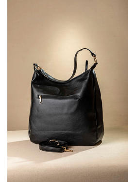 Shopping bag με Εξωτερική Θήκη με Φερμουάρ