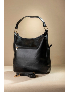 Shopping bag με Εξωτερική Θήκη με Φερμουάρ