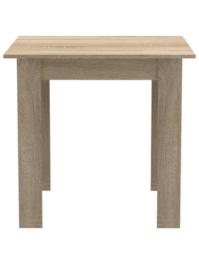 Τραπεζαρία Manka i-Bella Pakoworld σετ 3τεμ σε Sonoma Απόχρωση 80x80x77εκ