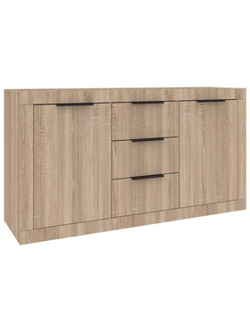Μπουφές Doha Pakoworld σε Sonoma Απόχρωση 150x45x80.5εκ