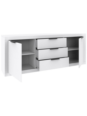 Μπουφές Doha Pakoworld σε Λευκή Απόχρωση 210x45x80.5εκ