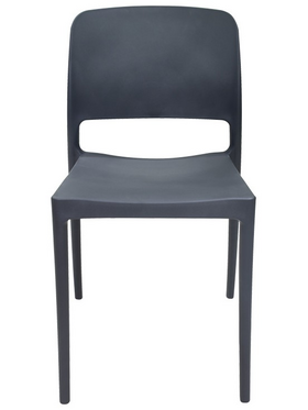 Καρέκλα Fenxy Pakoworld pp σε Μαύρη Απόχρωση 38x42x77εκ
