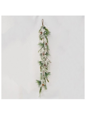Κλαδα, Χιονισμενη Λευκα Berry, 120cm