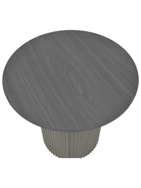 Βοηθητικό Τραπέζι Dovel Pakoworld mdf σε Μαύρη Απόχρωση Φ50x45εκ