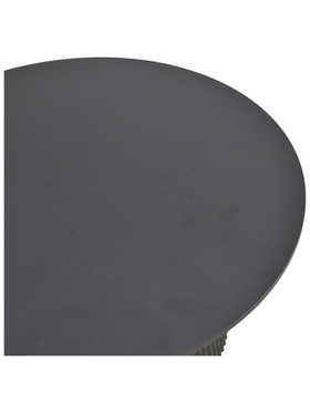 Τραπέζι Σαλονιού Dovel Pakoworld mdf σε Μαύρη Απόχρωση Φ70x40εκ