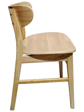 Καρέκλα Lumnia Pakoworld Rubberwood σε Φυσική Απόχρωση 46x50x76εκ