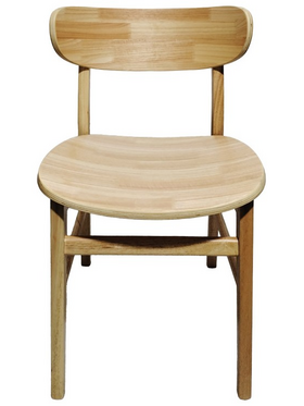 Καρέκλα Lumnia Pakoworld Rubberwood σε Φυσική Απόχρωση 46x50x76εκ