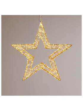Φωτιζομενο Αστερι 50cm, 1000 Mini Led, 31v Metaσχηματιστη, Χρονοδιακοπτη, Μπρονζε Χαλκινο Καλωδιο, Μπρονζε Μεταλλικος Σκελετος, Θερμο Λευκο Led, Προεκταση Παροχης 5m, Ip44