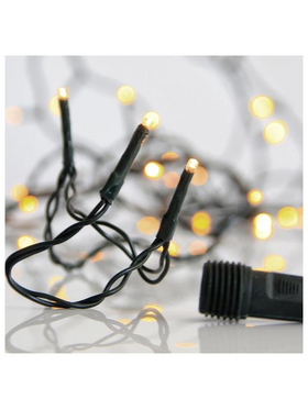 Σειρα, 300 led 3mm, 31v, Επεκταση ωσ 3, με Μετασχηματιστη, Προεκταση Παροχης 300cm, Πρασινο Καλωδιο, Θερμο Λευκο Led,ανα 5cm,ιρ44