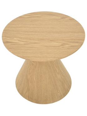 Τραπέζι Σαλονιού Donda Pakoworld mdf σε Sonoma Απόχρωση Φ80x45εκ