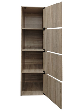 Ντουλάπι-Στήλη Gabino Pakoworld σε Sonoma Απόχρωση 40x39x158εκ