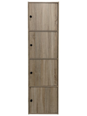 Ντουλάπι-Στήλη Gabino Pakoworld σε Sonoma Απόχρωση 40x39x158εκ