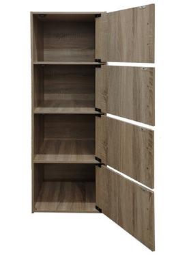 Ντουλάπι-Στήλη Gabino i Pakoworld σε Sonoma Απόχρωση 40x34.5x120εκ