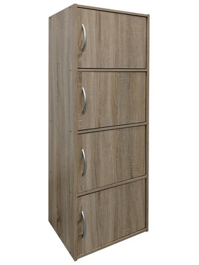 Ντουλάπι-Στήλη Gabino i Pakoworld σε Sonoma Απόχρωση 40x34.5x120εκ