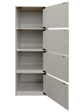 Ντουλάπι-Στήλη Gabino i Pakoworld σε Λευκή Απόχρωση  40x34.5x120εκ
