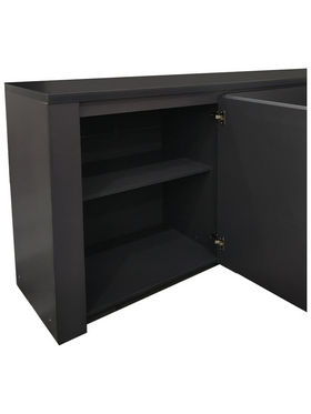 Μπουφές Kalya Pakoworld σε Ανθρακί Απόχρωση 220x49x89.5εκ