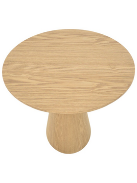 Tραπέζι Donda Pakoworld mdf Sonoma Φ100x76εκ