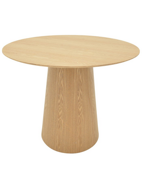 Tραπέζι Donda Pakoworld mdf Sonoma Φ100x76εκ