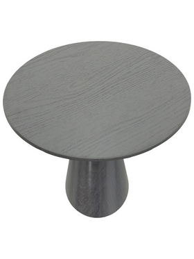 Tραπέζι Donda Pakoworld mdf Μαύρο Φ100x76εκ