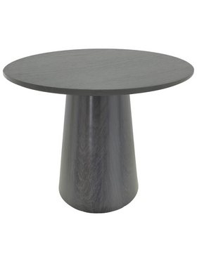 Tραπέζι Donda Pakoworld mdf Μαύρο Φ100x76εκ
