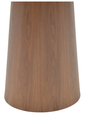 Tραπέζι Donda Pakoworld mdf Καρυδί Φ100x76εκ