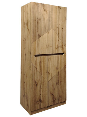 Παπουτσοθήκη-Ντουλάπι Kebell Pakoworld σε oak Απόχρωση 71x41.5x180.4εκ