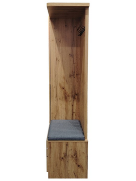 Έπιπλο Εισόδου Zomie Pakoworld σε oak Απόχρωση 131x41.5x180.4εκ