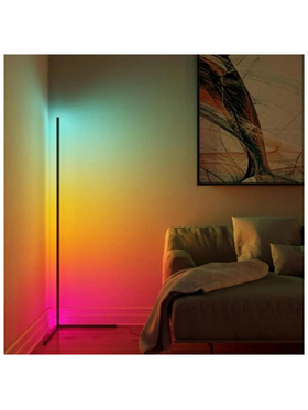 Φωτιστικό Δαπέδου Nanek Pakoworld led Μέταλλο Μαύρο 30x30x120εκ