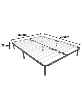 Σομιές Μεταλλικός Amaso Pakoworld σε Μαύρη Απόχρωση 160x200x28εκ