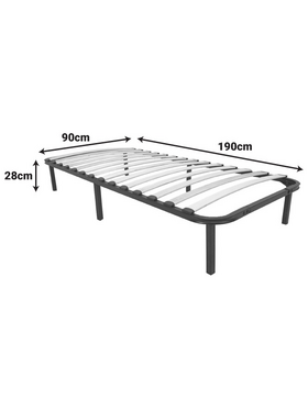 Σομιές Μεταλλικός Amaso Pakoworld σε Μαύρη Απόχρωση 90x190x28εκ