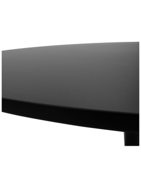 Τραπεζαρία Balou-Noor Pakoworld σετ 5τεμ mdf Μαύρο-Κιτρινο Φ100x73εκ
