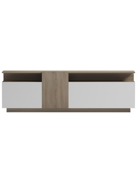 Μπουφές Vendora Pakoworld σε Sonoma-Λευκή Απόχρωση 150x29.5x46.3εκ