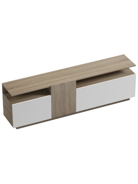 Μπουφές Vendora Pakoworld σε Sonoma-Λευκή Απόχρωση 150x29.5x46.3εκ
