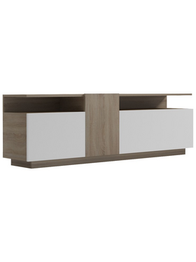 Μπουφές Vendora Pakoworld σε Sonoma-Λευκή Απόχρωση 150x29.5x46.3εκ