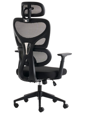 Καρέκλα Γραφείου Διευθυντή Cadrey Pakoworld Mesh Μαύρο 67x64x120-128εκ
