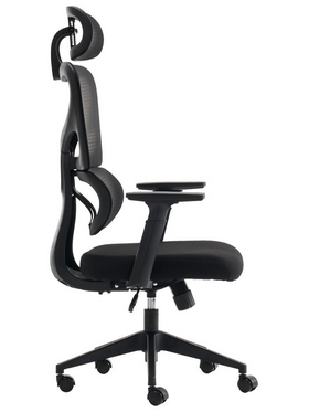 Καρέκλα Γραφείου Διευθυντή Cadrey Pakoworld Mesh Μαύρο 67x64x120-128εκ