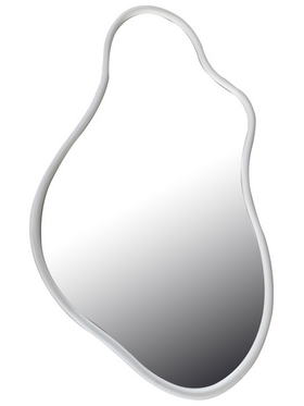 Καθρέπτης Decorde Inart Ξύλο σε Λευκή Απόχρωση 90x3.5x150εκ