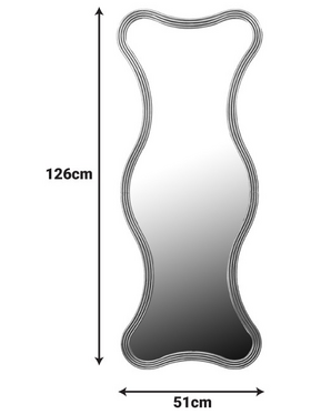 Καθρέπτης Boulen Inart Μέταλλο σε Χρυσή Απόχρωση 51x2x126εκ