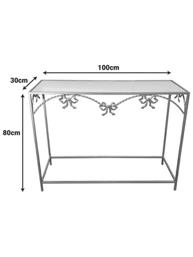 Κονσόλα Frensia Inart Μέταλλο σε Χρυσή Απόχρωση 100x30x80εκ
