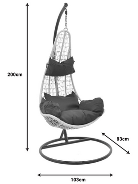 Κούνια Soleil Pakoworld Κρεμαστή Μέταλλο Καφέ-pp Καφέ-Μαξιλάρι Μπεζ 103x83x200εκ Κούνια Soleil Pakoworld Κρεμαστή Μέταλλο Καφέ-pp Καφέ-Μαξιλάρι Μπεζ 103x83x200εκ