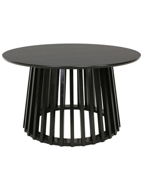 Τραπέζι Σαλονιού Domonic Pakoworld mdf σε Μαύρη Απόχρωση Φ80x45εκ Τραπέζι Σαλονιού Domonic Pakoworld mdf σε Μαύρη Απόχρωση Φ80x45εκ