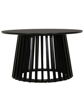 Τραπέζι Σαλονιού Domonic Pakoworld mdf σε Μαύρη Απόχρωση Φ80x45εκ Τραπέζι Σαλονιού Domonic Pakoworld mdf σε Μαύρη Απόχρωση Φ80x45εκ